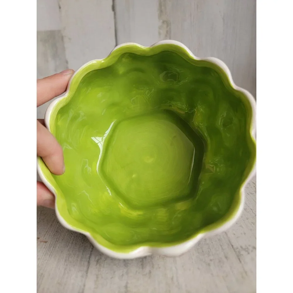 Pier 1 Imports‎ purple artichoke Bowl vegetable dish home decor